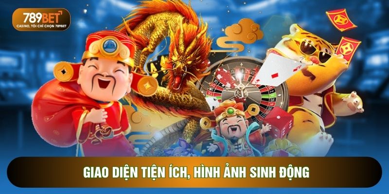 Giao diện tiện ích, hình ảnh sinh động