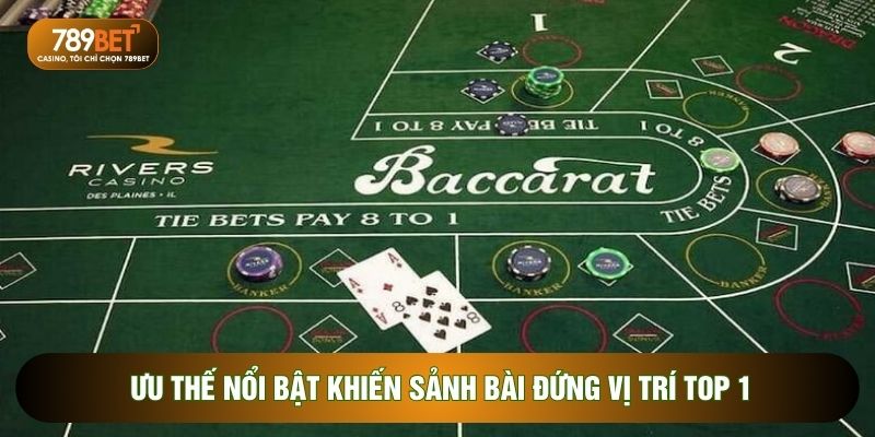 Ưu thế nổi bật khiến sảnh bài đứng vị trí top 1